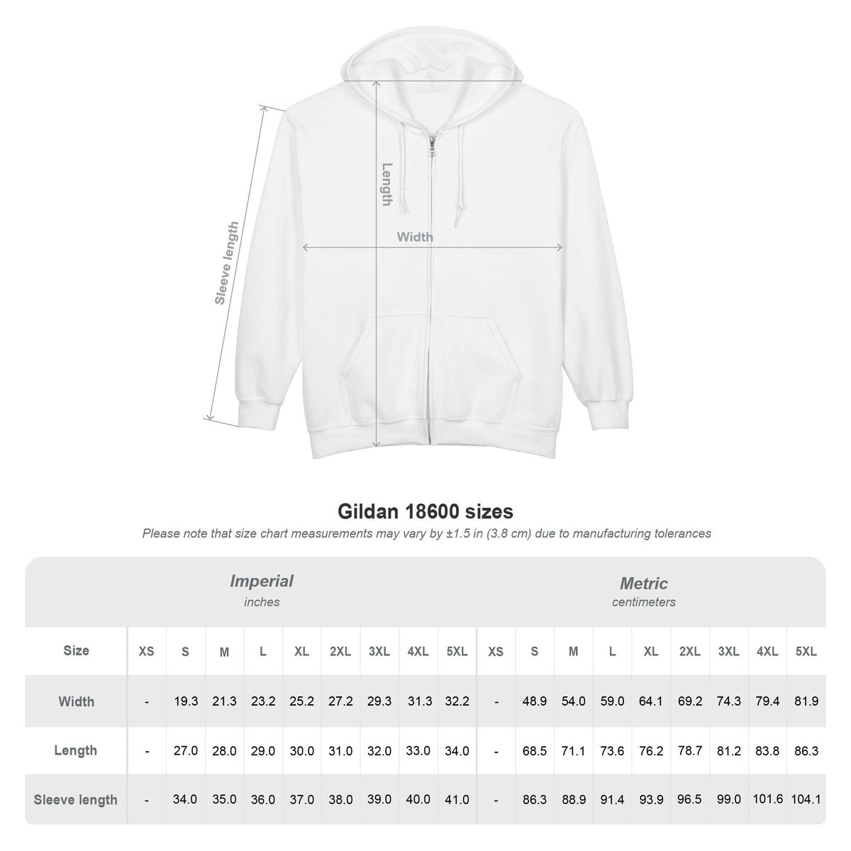 Evangel Church | Full Zip Hooded Sweatshirt